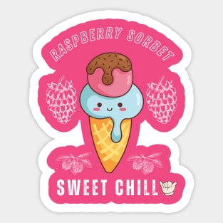 Raspberry Sorbet - Sweet Chill Sticker